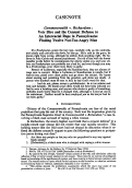 Cover page: <em>Commonwealth v. Richardson</em>: Voir Dire and the Consent Defense to an Interracial Rape in Pennsylvania: Finding Twelve Not-Too-Angry Men