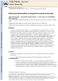 Cover page: Behavioral abnormalities in progressive supranuclear palsy