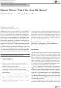 Cover page: Endemic Mycoses: What’s New About Old Diseases?