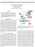 Cover page: Combining belief and utility in a structured connectionist agent architecture