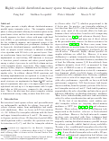 Cover page: Highly scalable distributed-memory sparse triangular solution algorithms.