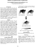 Cover page: Method to test spatial structures of spatial terms