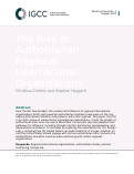 Cover page: The Rise of Authoritarian Regional International Organizations