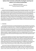 Cover page: Optimum fixed orientations and benefits of tracking for capturing solar radiation in the continental United States