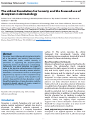 Cover page: The ethical foundation for honesty and the focused use of deception in dermatology