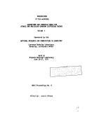 Cover page: ALGORITHMS AND COMPUTER CODES FOR ATOMIC AND MOLECULAR QUANTUM SCATTERING THEORY. VOLUME 1