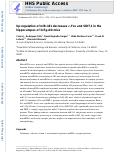 Cover page: Upregulation of miR-181 Decreases c-Fos and SIRT-1 in the Hippocampus of 3xTg-AD Mice