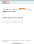 Cover page: Sustainability and dynamics of outcrop-to-outcrop hydrothermal circulation