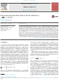 Cover page: Linear and non-linear flow mode in Pb–Pb collisions at sNN=2.76&nbsp;TeV