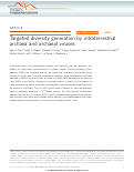 Cover page: Targeted diversity generation by intraterrestrial archaea and archaeal viruses