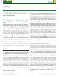 Cover page: Novel tropical forests: response to global change