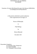 Cover page: Functions of Leucine Rich Repeat Receptor-Like Kinases (LRR-RLKs) in Arabidopsis Sexual Reproduction