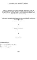 Cover page: MINDFULNESS MECHANISMS AS DYNAMIC PROCESSES: USING A RANDOMIZED CONTROLLED CLINICAL TRIAL TO TEST CHANGES IN EVERYDAY LIFE AND IN RESPONSE TO A SMARTPHONE APP-BASED MINDFULNESS INTERVENTION