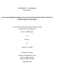 Cover page: Preserving entanglement during weak measurement demonstrated with a violation of the Bell-Leggett-Garg inequality