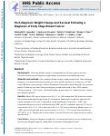 Cover page: Postdiagnosis Weight Change and Survival Following a Diagnosis of Early-Stage Breast Cancer