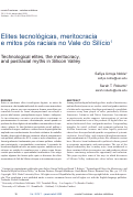 Cover page: Elites tecnológicas, meritocracia e mitos pós raciais no Vale do Silício