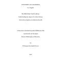 Cover page: The Black Male Youth Academy: Understanding the impact of a critical literacy intervention program on underserved youth