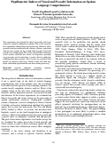 Cover page: Pupillometric Indices of Visual and Prosodic Information on Spoken Language Comprehension