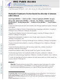 Cover page: Medication Treatment of Active Opioid Use Disorder in Veterans With Cirrhosis.