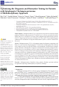 Cover page: Optimizing the Diagnosis and Biomarker Testing for Patients with Intrahepatic Cholangiocarcinoma: A Multidisciplinary Approach.