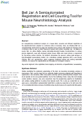 Cover page: Bell Jar: A Semiautomated Registration and Cell Counting Tool for Mouse Neurohistology Analysis.