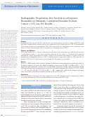 Cover page: Radiographic Progression-Free Survival As a Response Biomarker in Metastatic Castration-Resistant Prostate Cancer: COU-AA-302 Results