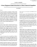 Cover page: A Case of Euglycemic Diabetic Ketoacidosis in a Patient Treated with Empaglifozin