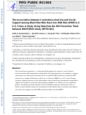 Cover page: The Association Between Condomless Anal Sex and Social Support Among Black Men Who Have Sex With Men (MSM) in Six U.S. Cities: A Study Using Data from the HIV Prevention Trials Network BROTHERS Study (HPTN 061)