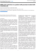 Cover page: SARS-CoV-2 infection in a patient with psoriasis treated with risankizumab