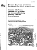 Cover page: Simulations of the Neutron Energy-Spectra at the Olympus Gate Environmental Monitoring Station Due to Historical Bevatron Operations