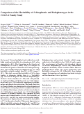 Cover page: Comparison of the heritability of schizophrenia and endophenotypes in the COGS-1 family study.