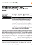 Cover page: Lis1 relieves cytoplasmic dynein-1 autoinhibition by acting as a molecular wedge.