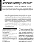 Cover page: Serum Acylglycerols Inversely Associate with Muscle Oxidative Capacity in Severe COPD