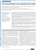 Cover page: Optic Nerve Regeneration After Crush Remodels the Injury Site: Molecular Insights From Imaging Mass Spectrometry