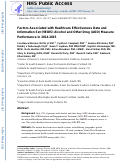 Cover page: Factors Associated with Healthcare Effectiveness Data and Information Set (Hedis) Alcohol and Other Drug Measure Performance in 2014–2015