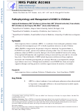 Cover page: Pathophysiology and Management of Acute Respiratory Distress Syndrome in Children