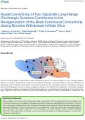 Cover page: Hyperconnectivity of Two Separate Long-Range Cholinergic Systems Contributes to the Reorganization of the Brain Functional Connectivity during Nicotine Withdrawal in Male Mice