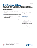 Cover page: SIRT2- and NRF2-Targeting Thiazole-Containing Compound with Therapeutic Activity in Huntington's Disease Models