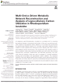 Cover page: Multi-Omics Driven Metabolic Network Reconstruction and Analysis of Lignocellulosic Carbon Utilization in Rhodosporidium toruloides