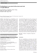 Cover page: Dyslipidemia is associated with an increased risk of nephrolithiasis.