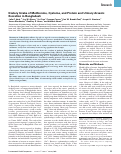 Cover page: Dietary Intake of Methionine, Cysteine, and Protein and Urinary Arsenic Excretion in Bangladesh