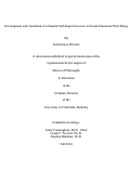 Cover page: Development and Validation of a Student Self-Report Screener of Social-Emotional Well-Being