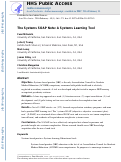 Cover page: The Systems SOAP Note: A Systems Learning Tool.