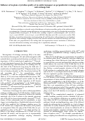 Cover page: Influence of in-plane crystalline quality of an antiferromagnet on perpendicular exchange coupling and exchange bias