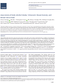 Cover page: Association of Daily Alcohol Intake, Volumetric Breast Density, and Breast Cancer Risk