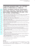 Cover page: A high dust emissivity index β for a CO-faint galaxy in a filamentary Lyα nebula at z = 3.1