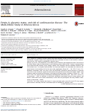 Cover page: Fetuin-A and Risk of Diabetes Independent of Liver Fat Content