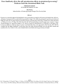 Cover page: Does familiarity drive the self-prioritization effects in attentional processing? Evidence from the Attentional Blink Task.