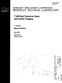 Cover page: T self-dual transverse space and gravity trapping