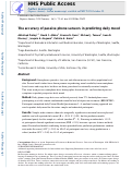 Cover page: The accuracy of passive phone sensors in predicting daily mood